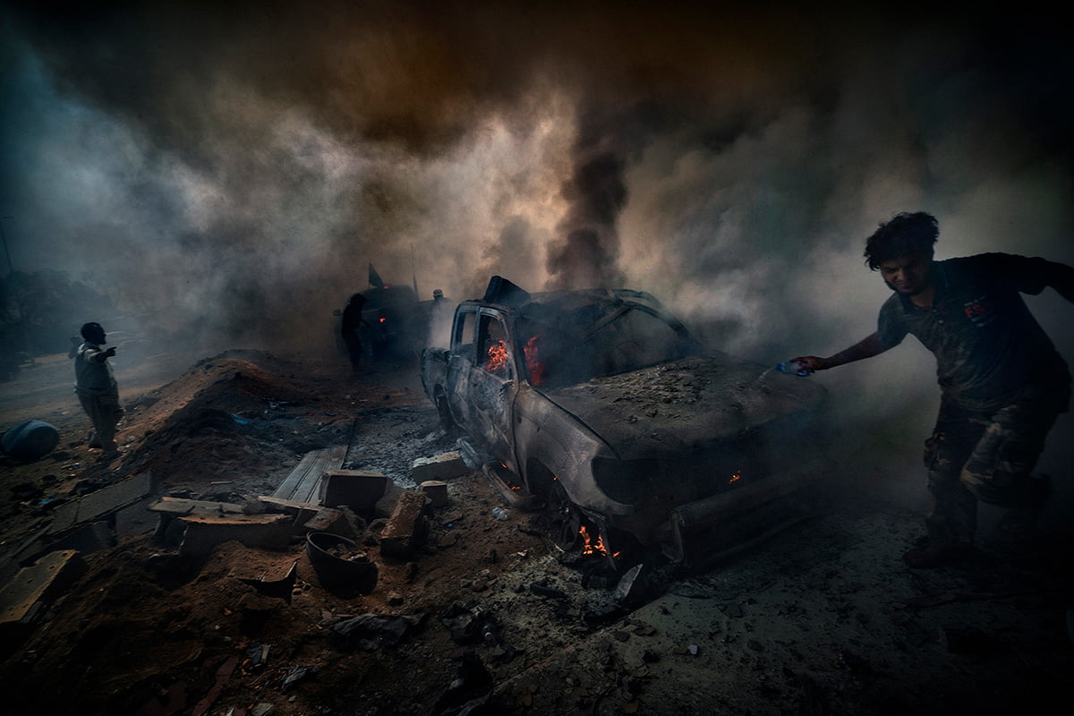 Fade to Black Rise and fall of ISIS by Ricardo Garcia Vilanova, curated by Apratim Saha